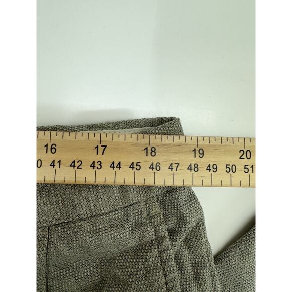 Claiborne Mens Dress Pants Size 38S Tan Pleated Pockets Rolled Hems - Picture 8 of 11